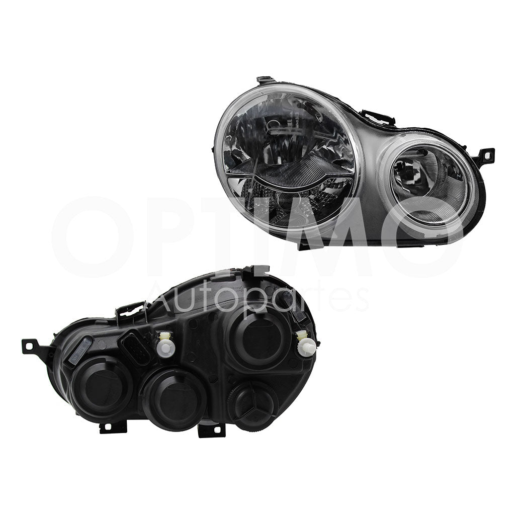 VOLKSWAGEN POLO 2003 2004 2005 2006 2007 FARO DER FONDO CROMADO