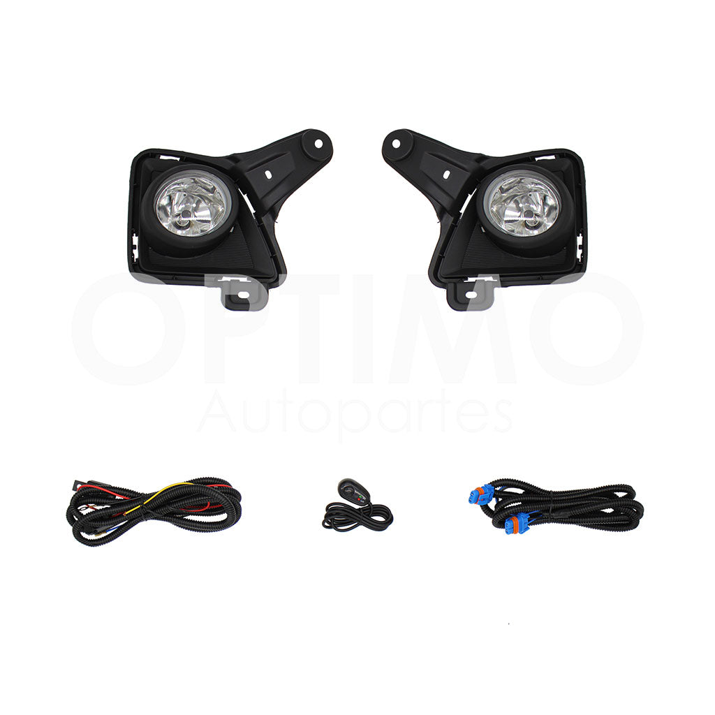 TOYOTA HIACE 2011 2012 2013 KIT FARO AUX C/CABLES C/REJILLAS NEGRAS C/FOCOS