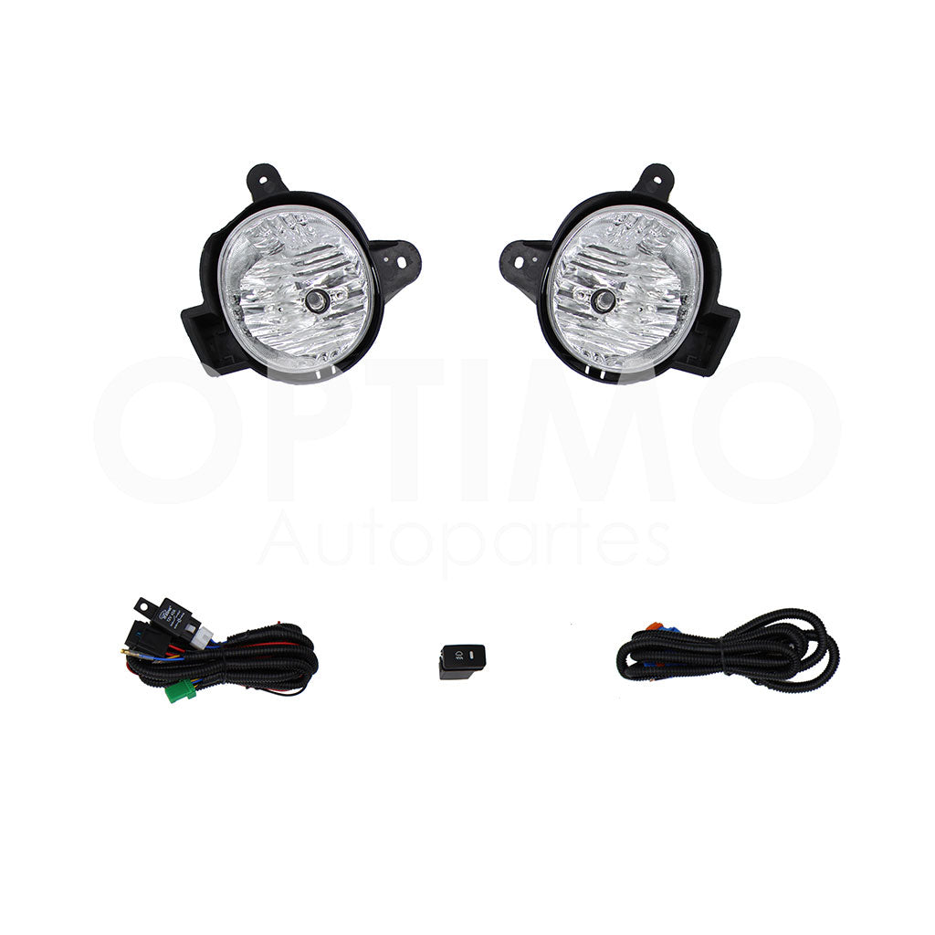 TOYOTA HILUX 2012 2013 2014 2015 KIT FARO AUX C/CABLES C/BASES C/FOCOS