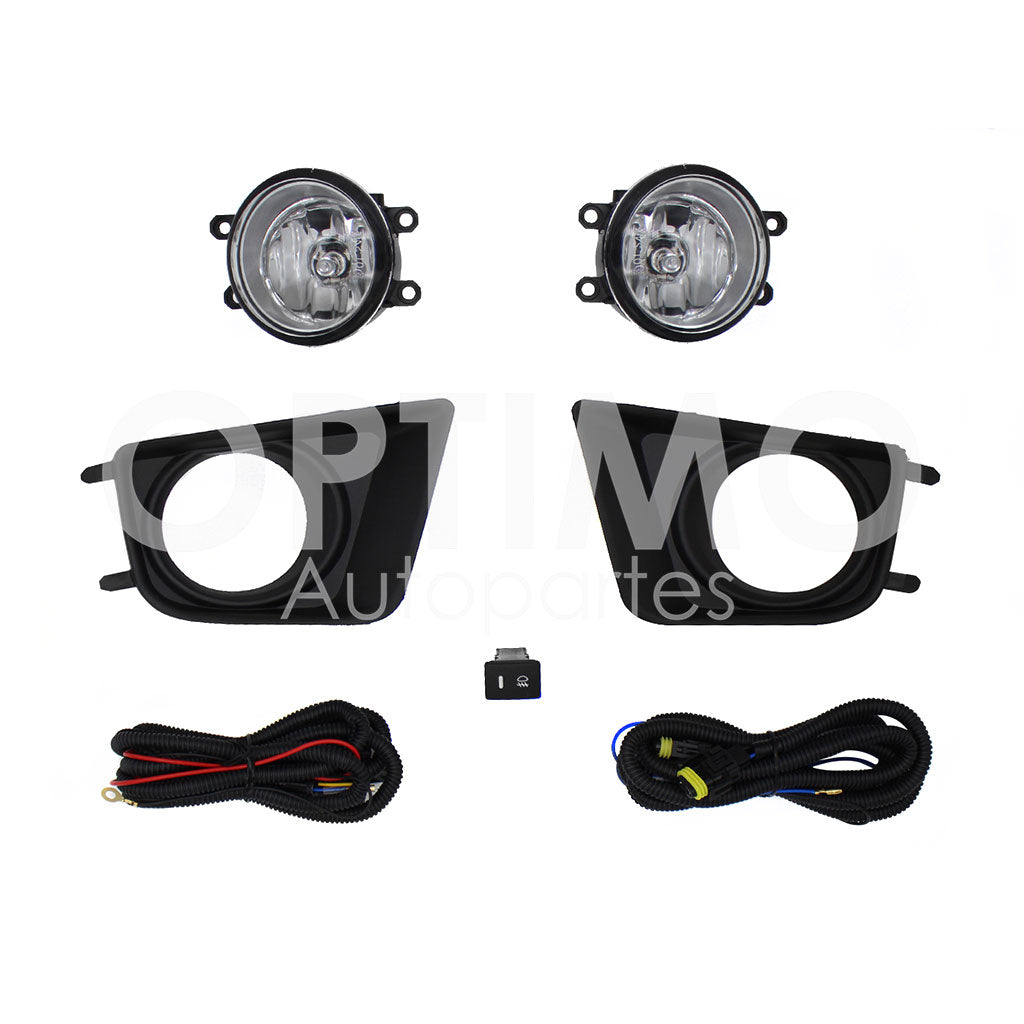 TOYOTA TACOMA 2012 2013 2014 2015 KIT FARO AUX C/CABLES C/REJILLAS NEGRAS C/FOCOS