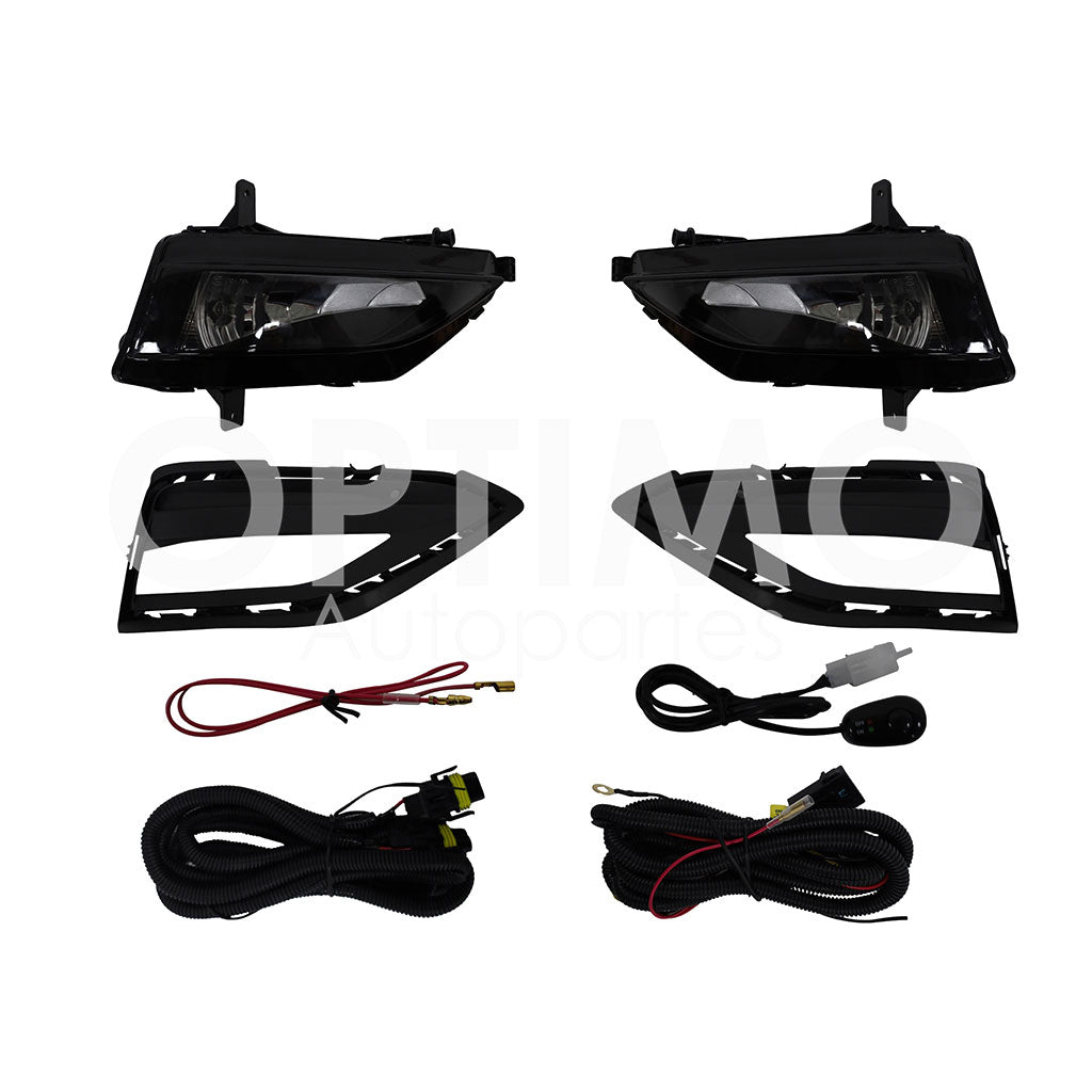 VOLKSWAGEN JETTA A7 2019 2020 2021 KIT FARO AUX C/CABLES C/REJILLAS NEGRAS C/FOCOS