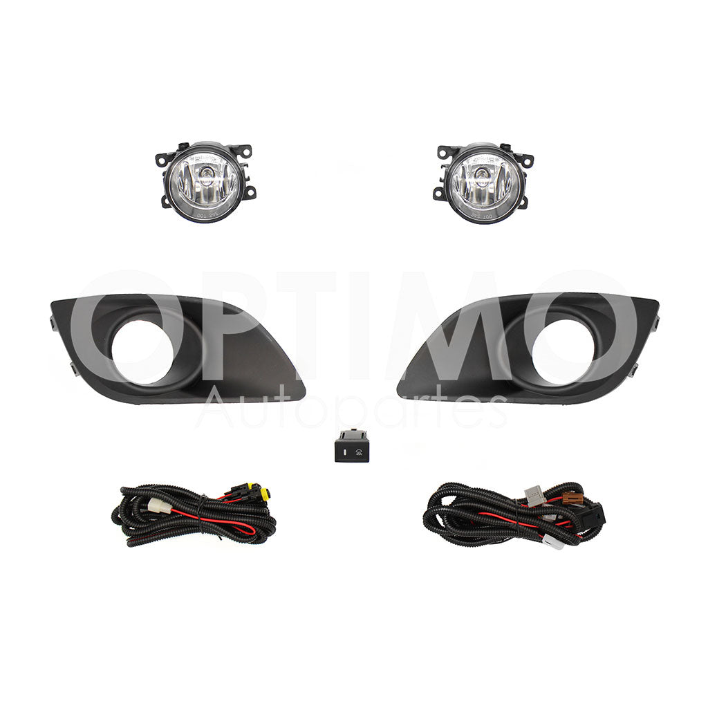 SUZUKI SWIFT 2012 2013 KIT FARO AUX C/CABLES C/REJILLAS NEGRAS C/FOCOS