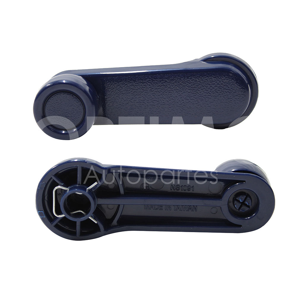 NISSAN TS-III 1992 1993 1994 1995 1996 1997 1998 1999 2000 2001 2002 2003 2004 2005 2006 2007 2008 2009 2010 2011 2012 2013 2014 2015 2016 2017 MANIJA ALZA VIDRIO DER/IZQ AZUL (D-21 D-22 94-15/SENTRA B-14 B-15 96-06)