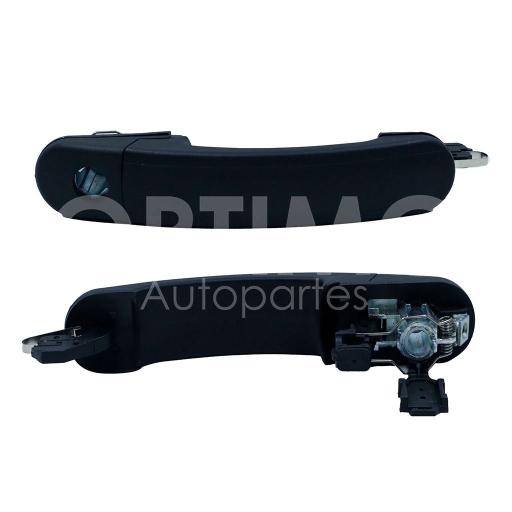 VOLKSWAGEN POINTER 3-5PTAS 2000 2001 2002 2003 2004 2005 2006 2007 2008 2009 MANIJA EXT DEL DER NEGRA LISA C/HOYO P/CILINDRO (VAGONETA 00-05/PICK-UP 00-09)