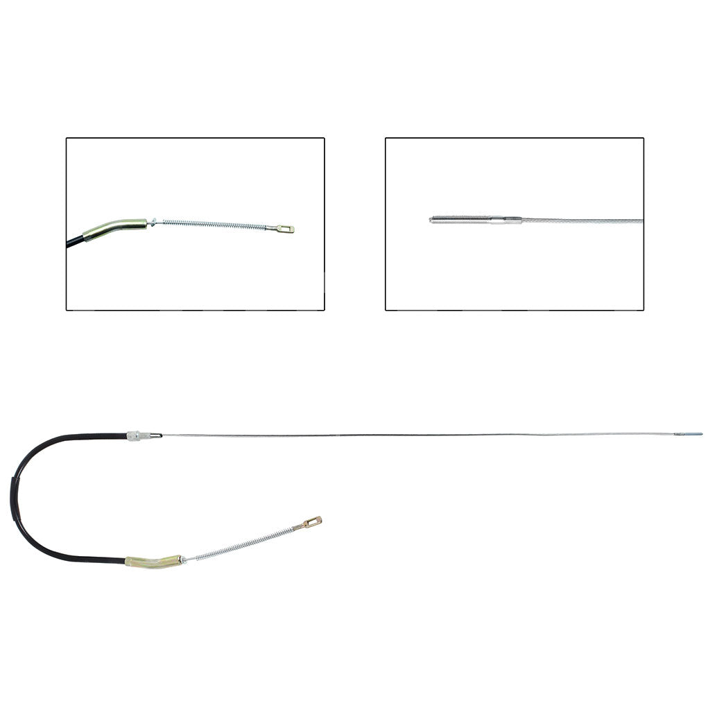 VOLKSWAGEN SEDAN 1.6L 1973 1974 1975 1976 1977 1978 1979 1980 1981 1982 1983 1984 1985 1986 1987 1988 1989 1990 1991 1992 1993 1994 1995 1996 1997 1998 1999 2000 2001 2002 2003 2004 CHICOTE FRENO MANO DEL CENTRAL 1750MM