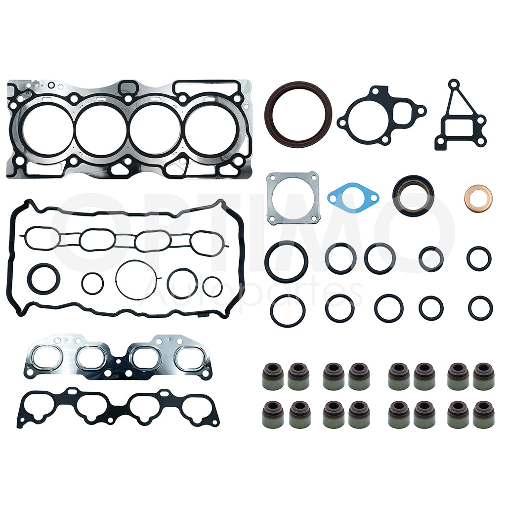 2007 - 2012 NISSAN SENTRA B-16 2.5L JUNTA MOTOR COMPLETA METALICA 16VAL QR25DE (X-TRAIL-ROGUE 08-14/ALTIMA 07-12)