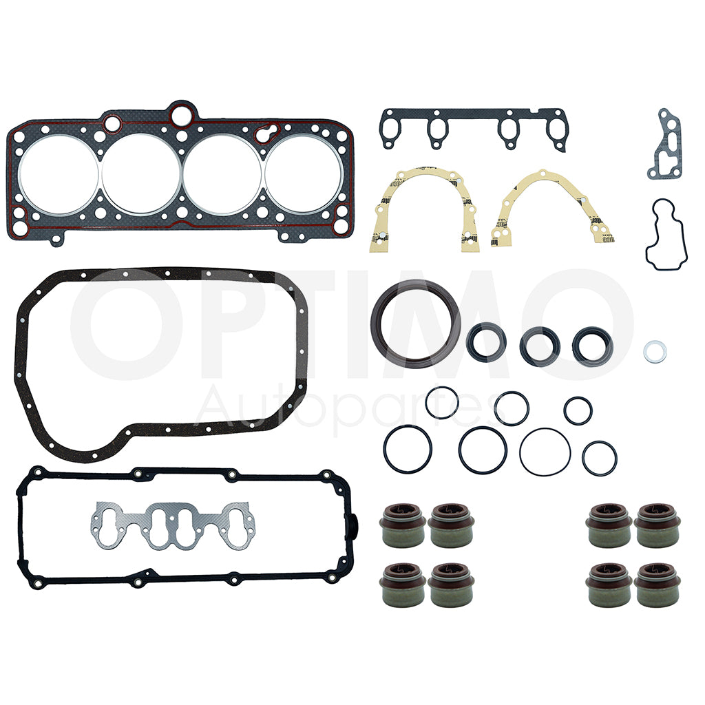 1993 - 1998 VOLKSWAGEN JETTA/GOLF A3 2.0L JUNTA MOTOR COMPLETA GRAFITADA 8VAL 2E (PASSAT 93-98)