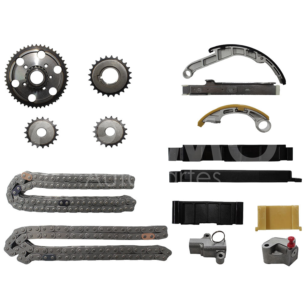 NISSAN NV-350 2.5L DIESEL 2013 2014 2015 2016 2017 2018 2019 2020 2021 2022 KIT DE DISTRIBUCION ENGRANE DOBLE 15PZAS YD25DDTI (NP-300 D-22-D-23 2.5L 08-25 DIESEL)