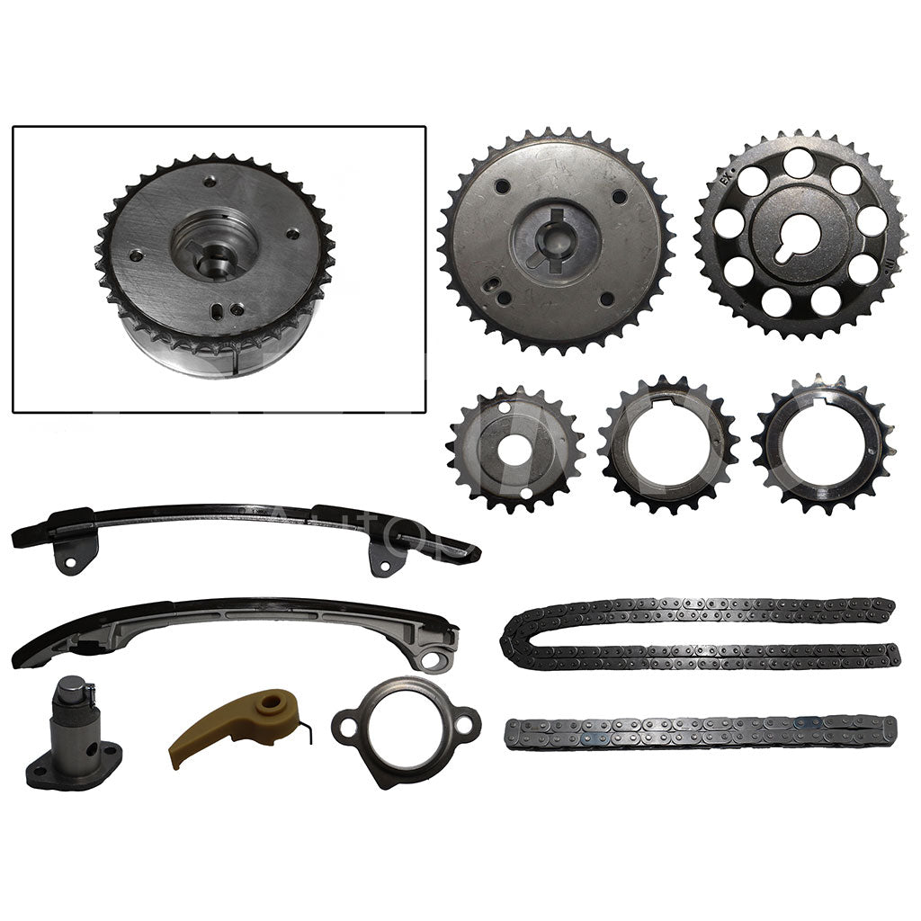 TOYOTA COROLLA 2.4L 2009 2010 2011 2012 2013 KIT DE DISTRIBUCION 12PZAS 2AZ-FE C/VVT RAV-4 01-08/CAMRY 02-11/HIGHLANDER 01-07