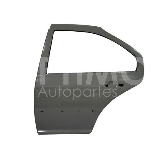 VOLKSWAGEN JETTA A4/CLASICO 1999 2000 2001 2002 2003 2004 2005 2006 2007 2008 2009 2010 2011 2012 2013 2014 2015 PUERTA TRASERA IZQ C/HOYO P/MOLDURA (COLOR/GRIS)