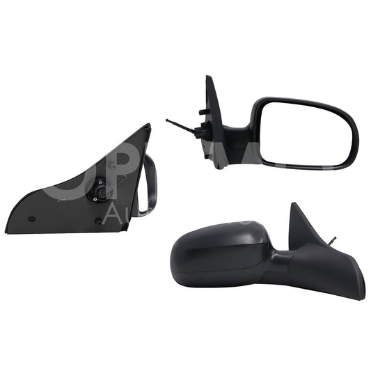 CHEVROLET CHEVY C-3 2009 2010 2011 2012 ESPEJO DER MANUAL NEGRO POROSO C/CONTROL 3-4-5PTAS