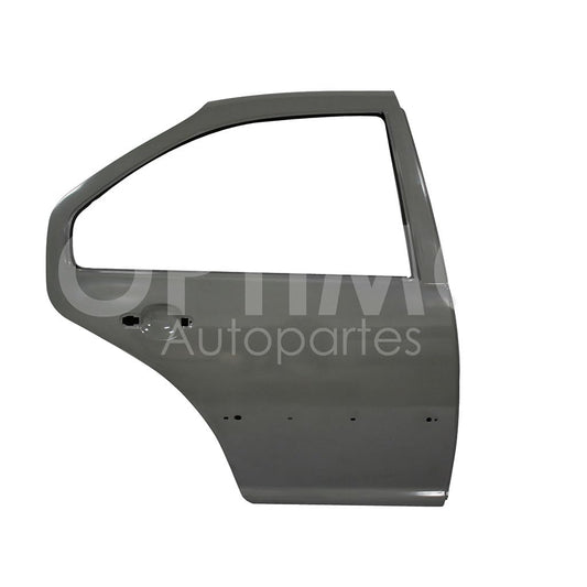 VOLKSWAGEN JETTA A4/CLASICO 1999 2000 2001 2002 2003 2004 2005 2006 2007 2008 2009 2010 2011 2012 2013 2014 2015 PUERTA TRASERA DER C/HOYO P/MOLDURA (COLOR/GRIS)
