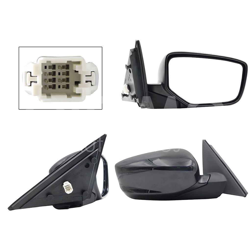 HONDA ACCORD SEDAN 2008 2009 2010 2011 2012 ESPEJO DER ELECT NEGRO P/PINTAR C/DESEMPAÑANTE (5PINES) 4PTAS