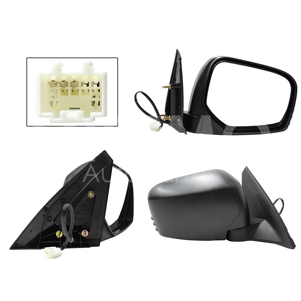 MITSUBISHI L200 2008 2009 2010 2011 2012 2013 2014 2015 ESPEJO DER ELECT NEGRO POROSO (3PINES)