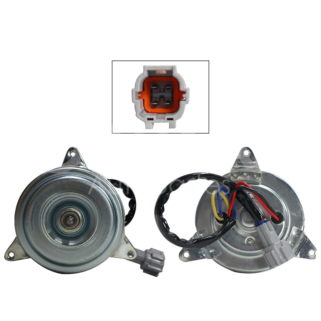 Moto Ventilador Compatible con SENTRA B15 1.8L/2.0L/2.5L 2001 2002 2003 2004 2005 2006 SOLO C/AIRE 4PIN (X-TRAIL 01-07/ALTIMA 98-09/MAXIMA 95-99)