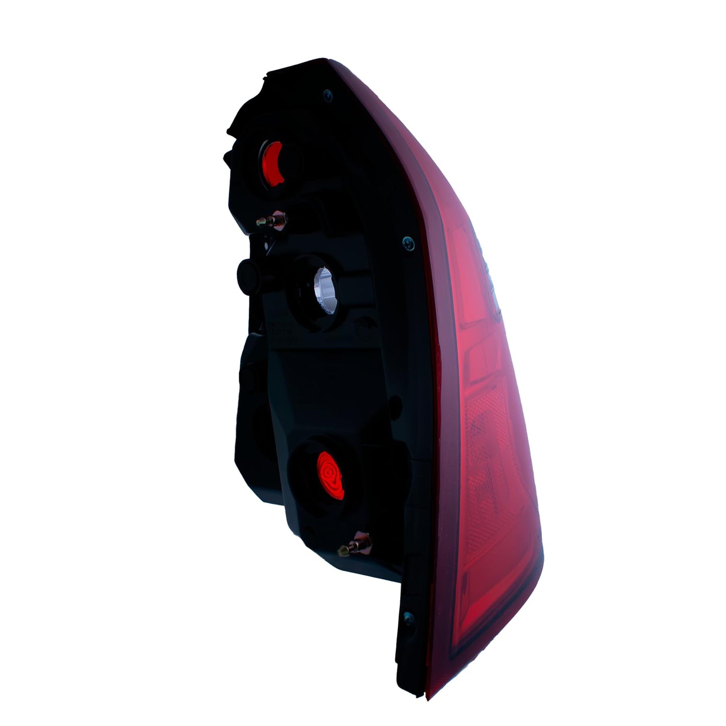 Calavera Izquierda compatible con Aveo 2012 2013 2014 2015 2016 2017 | Sin Arnes | Color Rojo y Blanco |