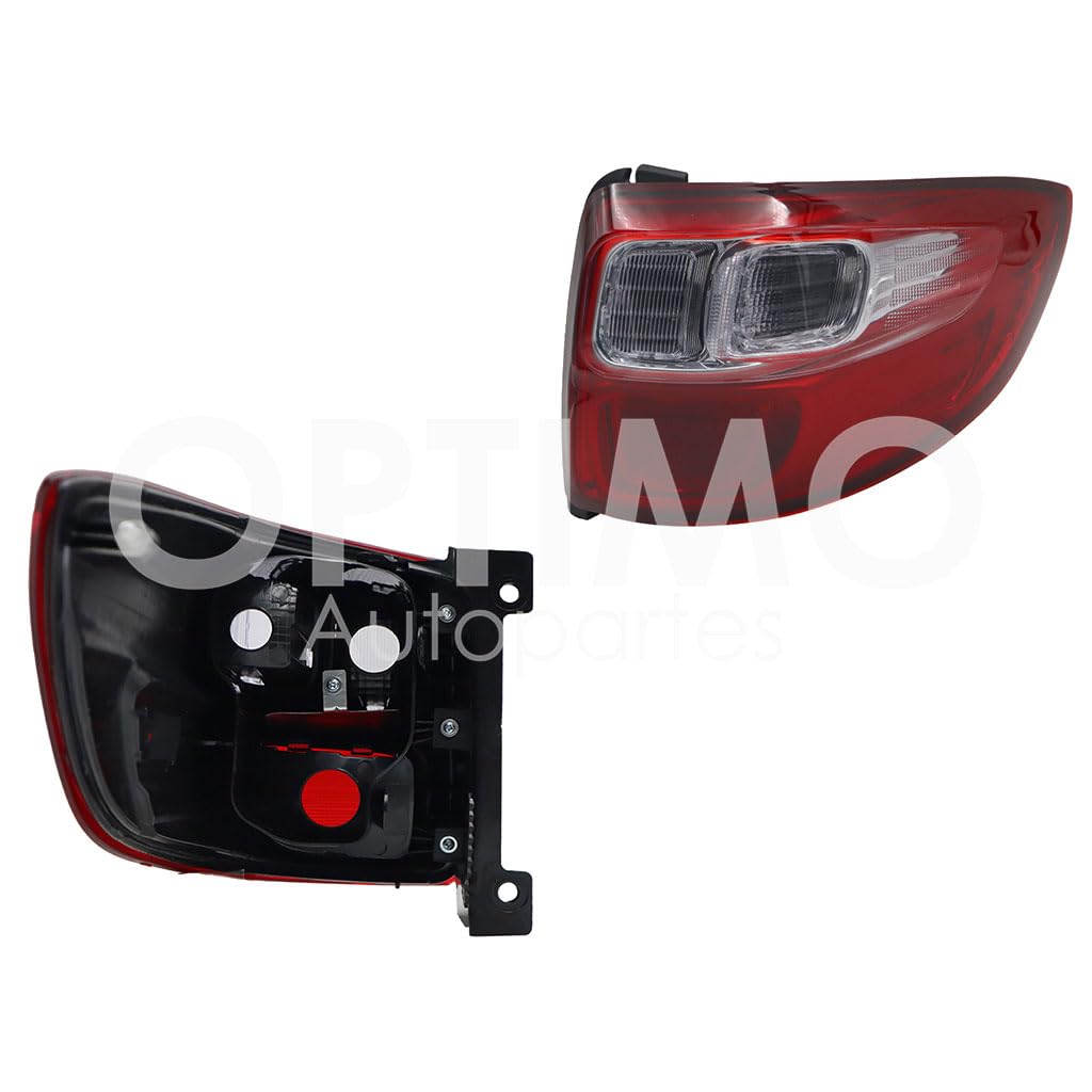 Calavera Derecha Compatible con RAM 700 2015 2016 2017 2018 2019 2020 S/ARNES (ROJO/BLANCO)