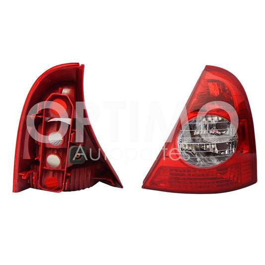 RENAULT CLIO 2002 2003 2004 2005 2006 2007 2008 2009 2010 CALAVERA DER S/ARNES (ROJO/BLANCO)