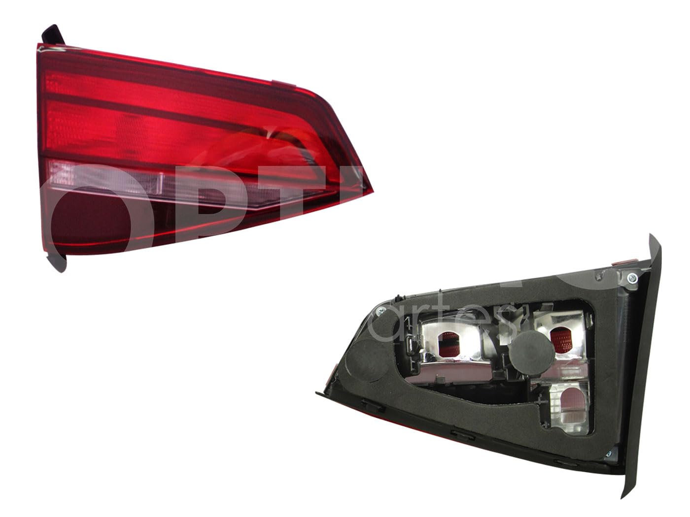 2015 - 2018  VOLKSWAGEN JETTA A6 BICENTENARIO CALAVERA IZQ INT S/ARNES OSCURA (ROJO/BLANCO)