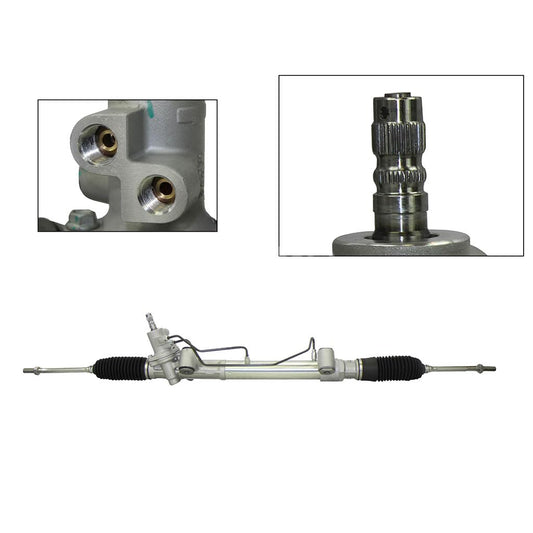 Cremallera o Caja de dirección compatible con hilux 27l 2/4wd 2006 2007 2008 2009 2010 2011 2012 2013 2014 2015 caja de direccion hidraulica > con bieleta > sin terminal (buje orificio angosto toma o/bajo corto)