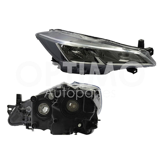 Faro Derecho Compatible con KICKS 2021 2022 2023 2024 F/CROMADO S/LED (VERSION ADVANCE-EXCLUSIVE)