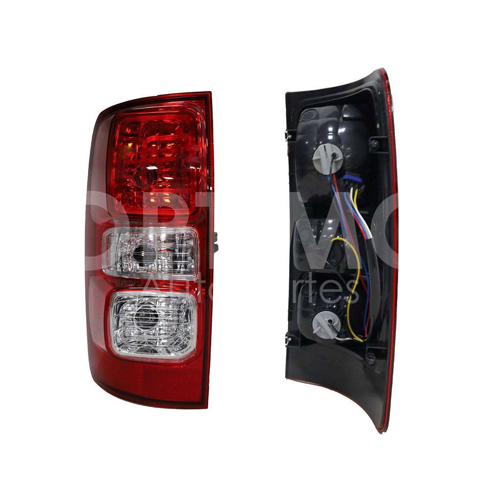 Calavera Izquierda Compatible con S10 2015 2016 2017 C/ARNES (COLORADO 13-15) (ROJO/BLANCO/BLANCO)