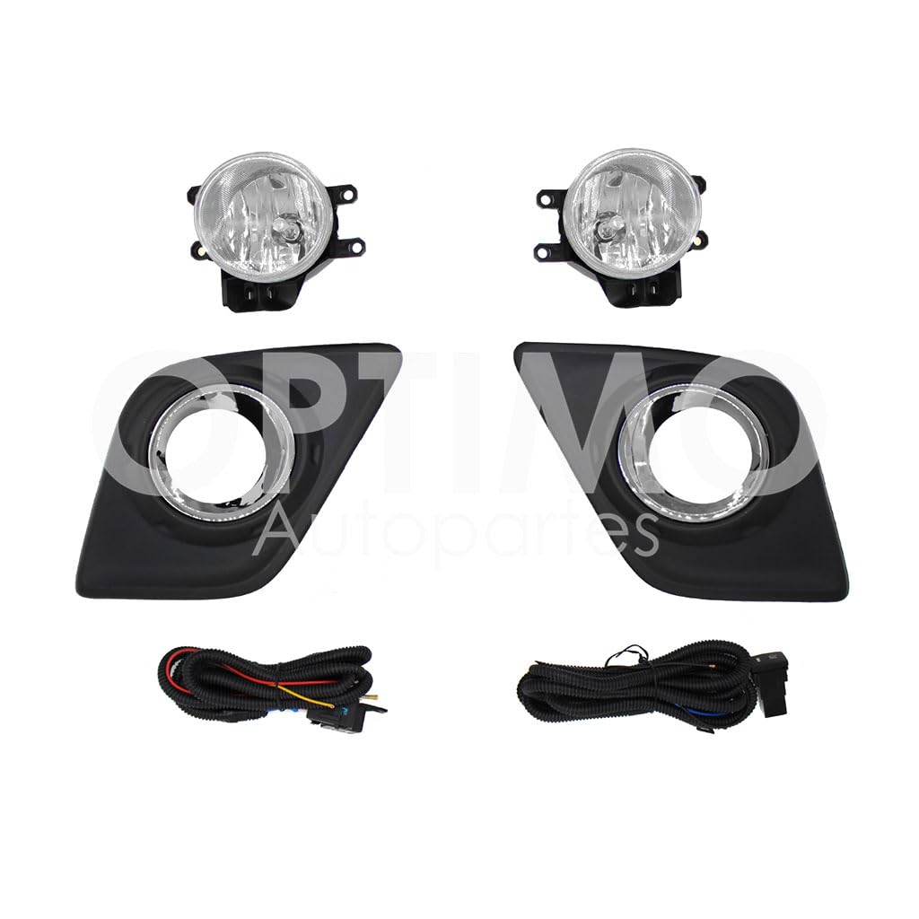 TOYOTA HILUX 2016 2017 2018 2019 2020 KIT FARO AUX C/CABLES C/REJILLAS ARILLO CROMO C/FOCOS (SENCILLA 21-22/LUJO)