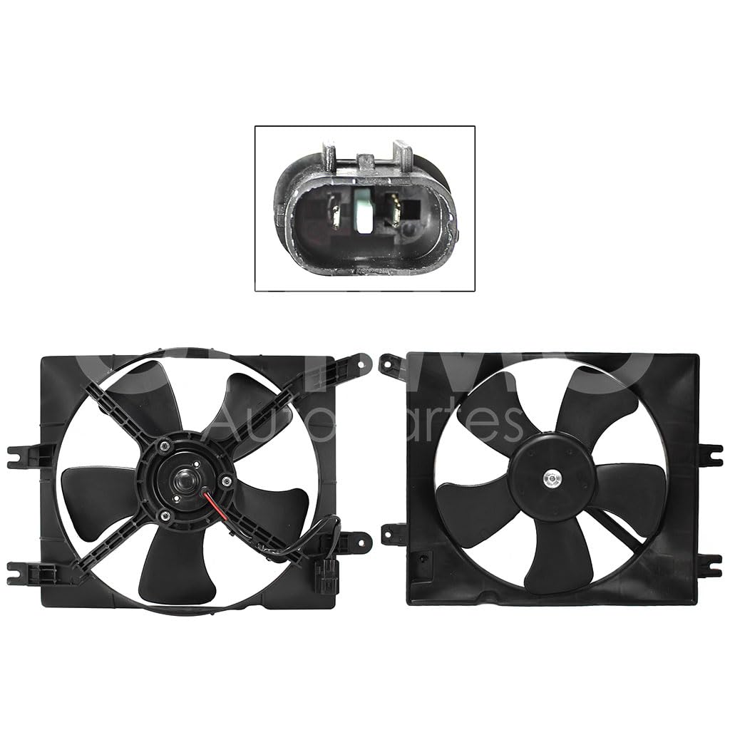 Moto Ventilador Compatible con OPTRA 2.0L 2006 2007 2008 2009 2010 > Para Aire Acondicionado > Con Tolva > Sin Resistencia 2PIN