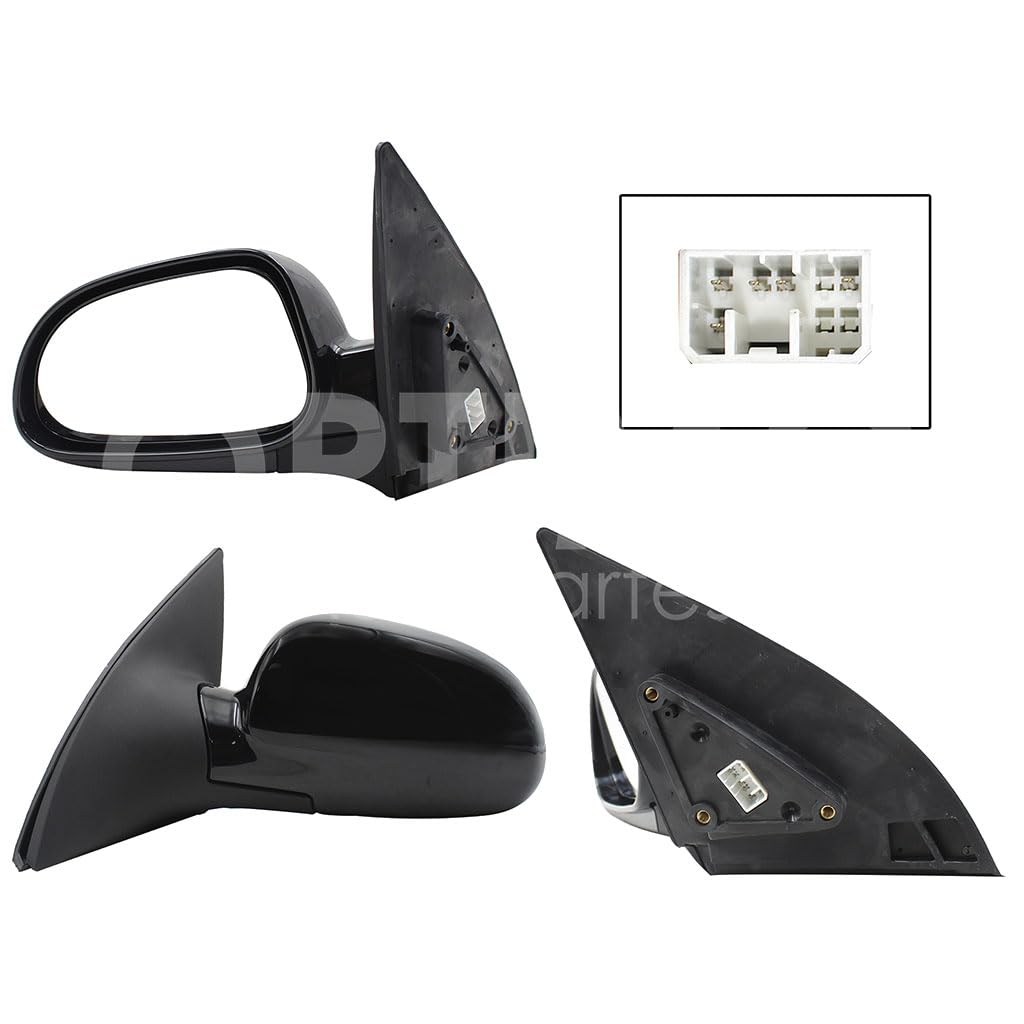 CHEVROLET OPTRA 2006 2007 2008 2009 2010 ESPEJO IZQ ELECT NEGRO P/PINTAR C/DESEMPAÑANTE (5PINES)