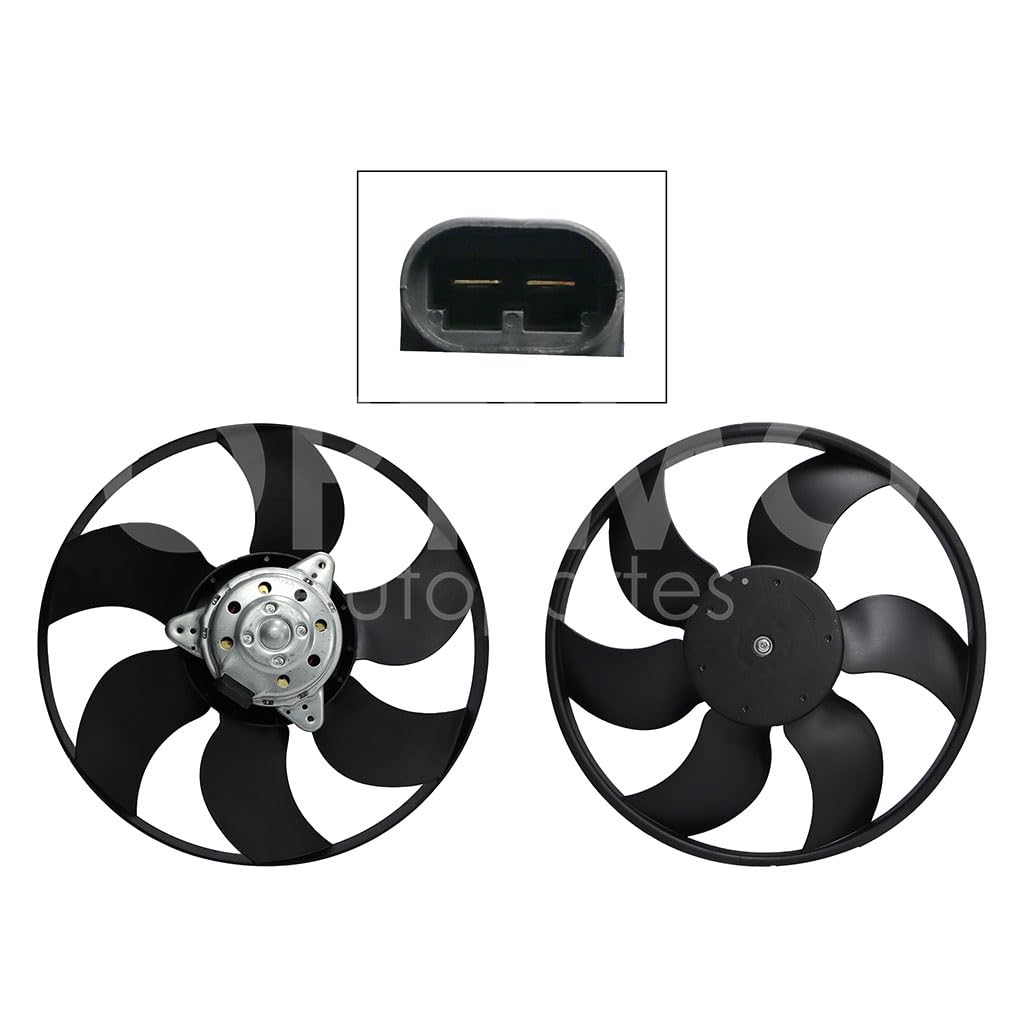 Moto Ventilador Compatible con PLATINA 1.6L 2002 2003 2004 2005 2006 2007 2008 2009 2010 C/AIRE > Sin Tolva 2PIN (APRIO 08-10/CLIO 02-10/KANGOO) (MOTOR/ASPA)