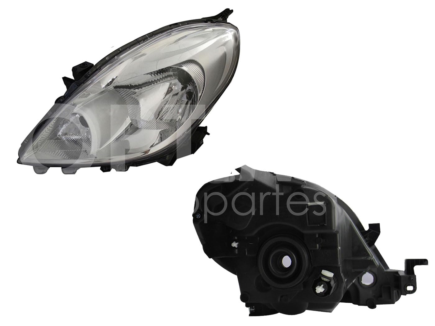 2012 - 2014  NISSAN VERSA FARO IZQ FONDO CROMADO