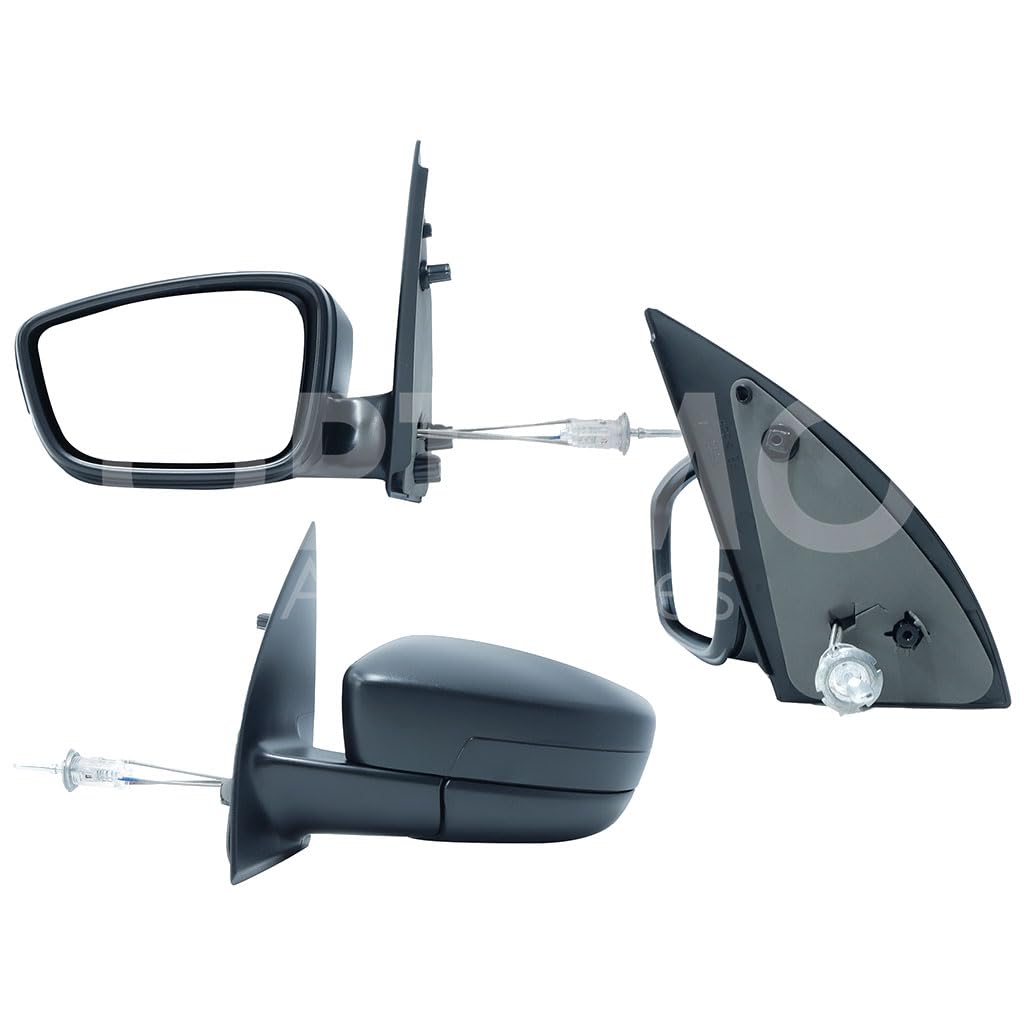 VOLKSWAGEN GOL 2008 2009 2010 2011 2012 ESPEJO IZQ MANUAL NEGRO POROSO C/CONTROL