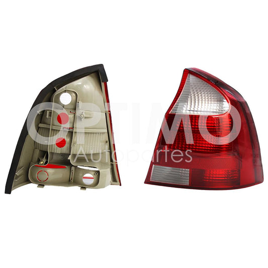 2003 - 2008  CHEVROLET CORSA SEDAN CALAVERA DER S/ARNES 4PTAS (ROJO/BLANCO)