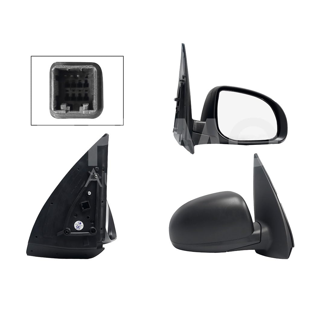 CHRYSLER / DODGE I-10 2011 2012 2013 2014 ESPEJO DER ELECT NEGRO POROSO (3PINES)