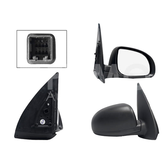 CHRYSLER / DODGE I-10 2011 2012 2013 2014 ESPEJO DER ELECT NEGRO POROSO (3PINES)