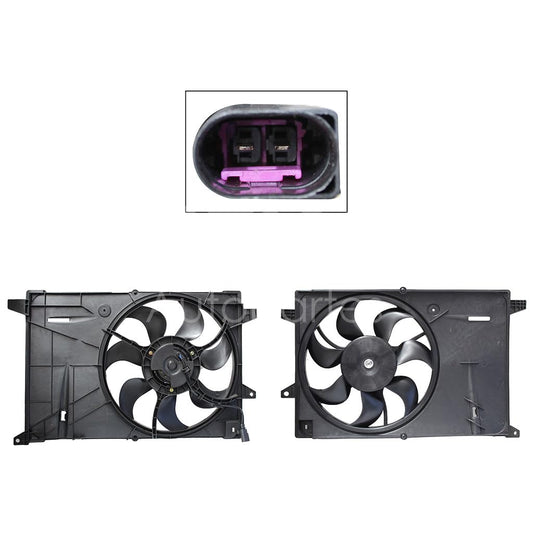 Moto Ventilador Compatible con SPARK NG 1.4L 2016 2017 2018 2019 2020 2021 C/S AIRE > Con Tolva > Sin Resistencia 2PIN (NUEVA LINEA)