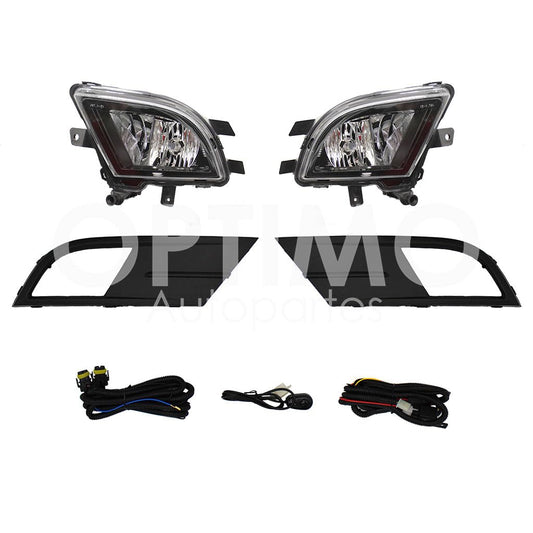 VOLKSWAGEN JETTA A6 BICENTENARIO 2015 2016 2017 2018 KIT FARO AUX C/CABLES C/REJILLAS NEGRAS C/FOCOS