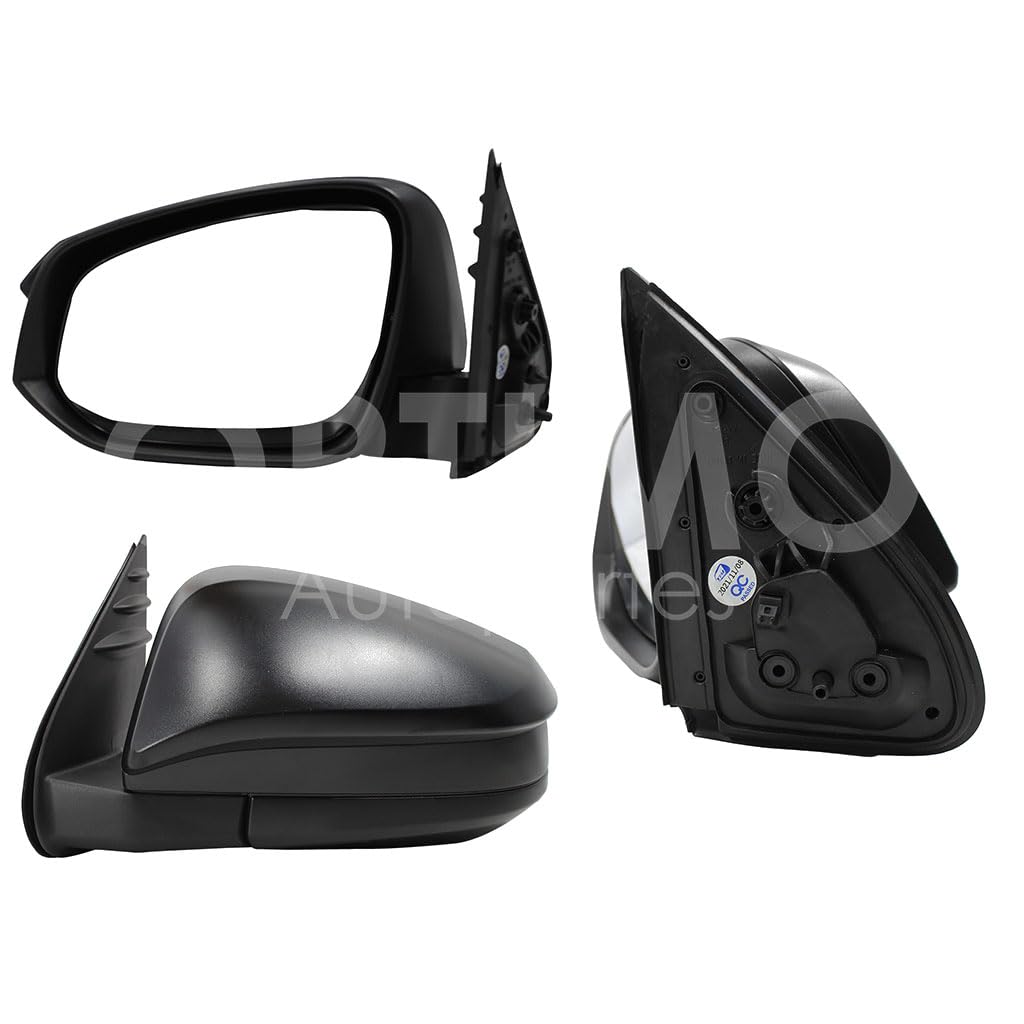 TOYOTA HILUX 2WD 2016 2017 2018 2019 2020 2021 2022 2023 2024 ESPEJO IZQ MANUAL NEGRO POROSO S/CONTROL (SENCILLA)