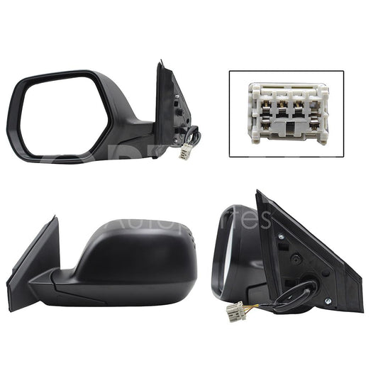 HONDA CR-V 2007 2008 2009 2010 2011 ESPEJO IZQ ELECT NEGRO P/PINTAR C/DESEMPAÑANTE (5PINES)
