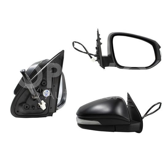 TOYOTA HILUX 4WD 2016 2017 2018 2019 2020 2021 2022 2023 2024 ESPEJO DER ELECT NEGRO C/LUZ DIRECCIONAL (5PINES) (LUJO)