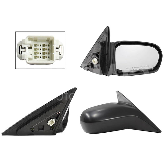 HONDA CIVIC SEDAN 2001 2002 2003 2004 2005 ESPEJO DER ELECT NEGRO P/PINTAR (3PINES) 4PTAS