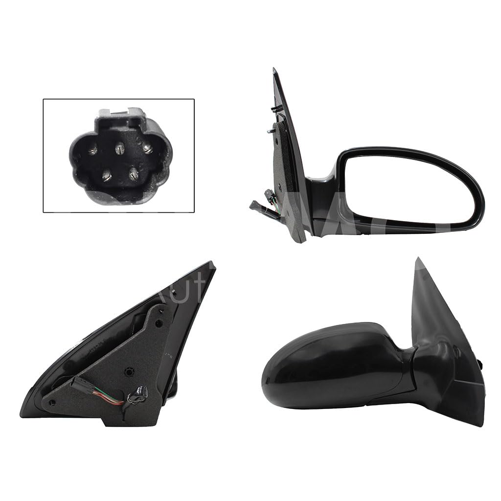 FORD FOCUS 2000 2001 2002 2003 2004 2005 2006 ESPEJO DER ELECT NEGRO P/PINTAR (5PINES)