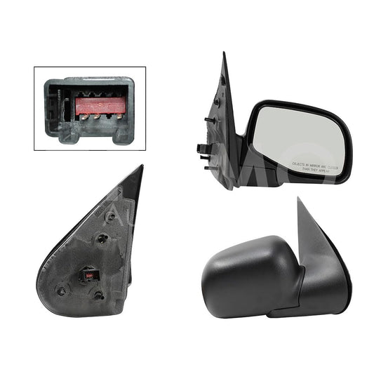 FORD EXPLORER 2002 2003 2004 2005 ESPEJO DER ELECT NEGRO POROSO S/LUZ DIRECCIONAL (3PINES)