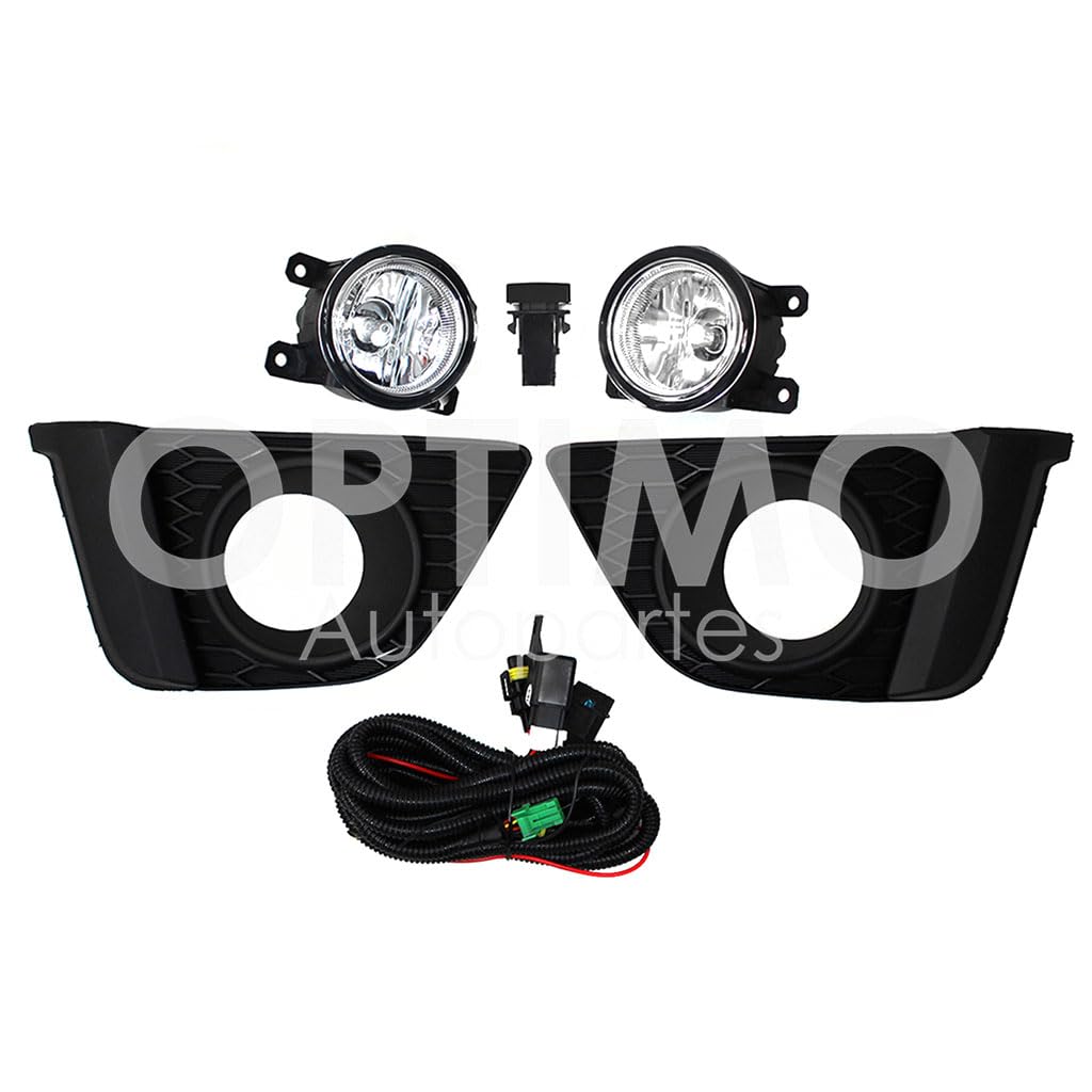 HONDA FIT 2015 2016 2017 KIT FARO AUX C/CABLES C/REJILLAS NEGRAS C/FOCOS