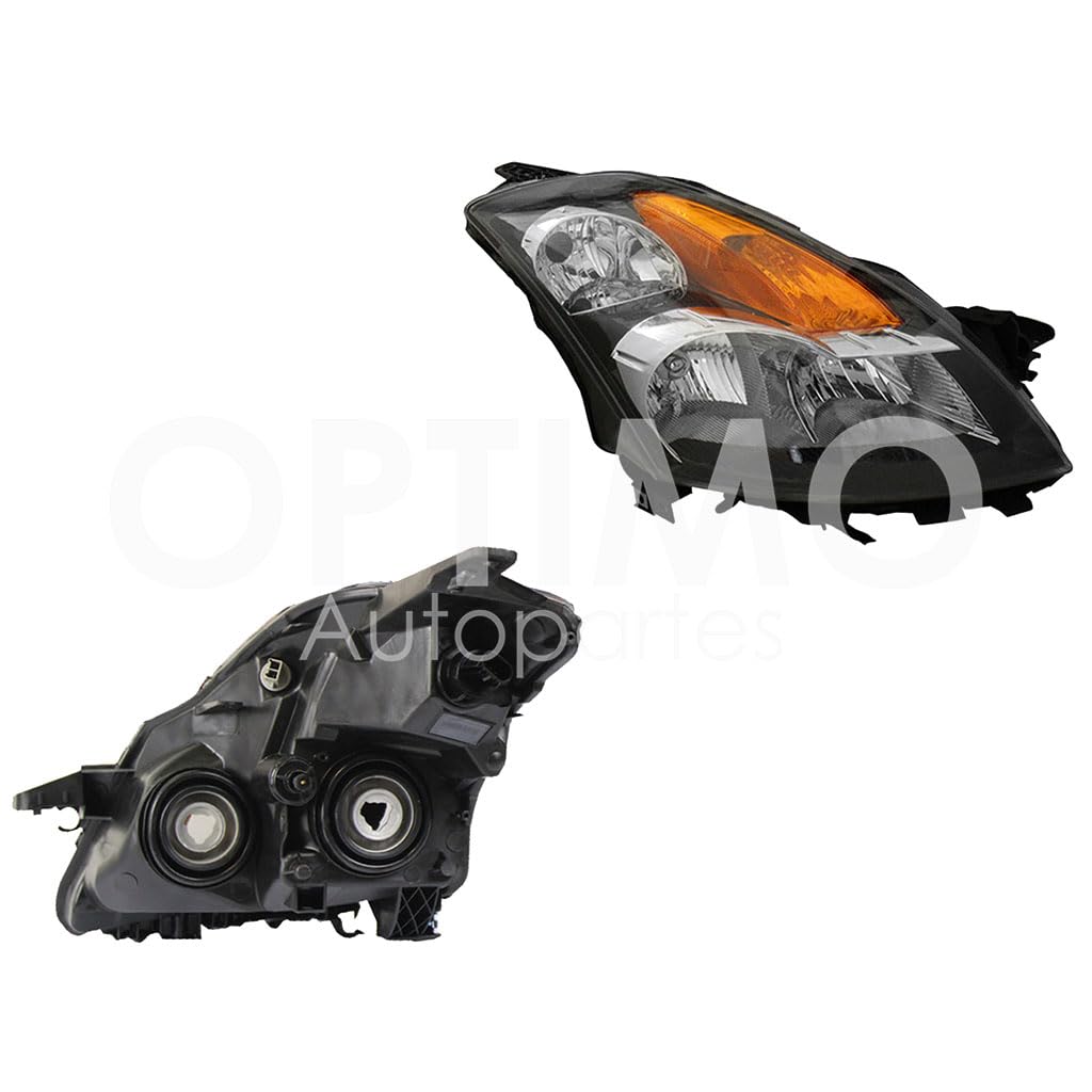 Faro Derecho Compatible con ALTIMA SEDAN 2007 2008 2009 F/NEGRO C/CUARTO DIRECCION AMBAR