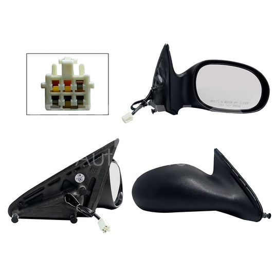 CHRYSLER / DODGE STRATUS 2001 2002 2003 2004 2005 2006 ESPEJO DER ELECT NEGRO POROSO (3PINES) (CIRRUS)