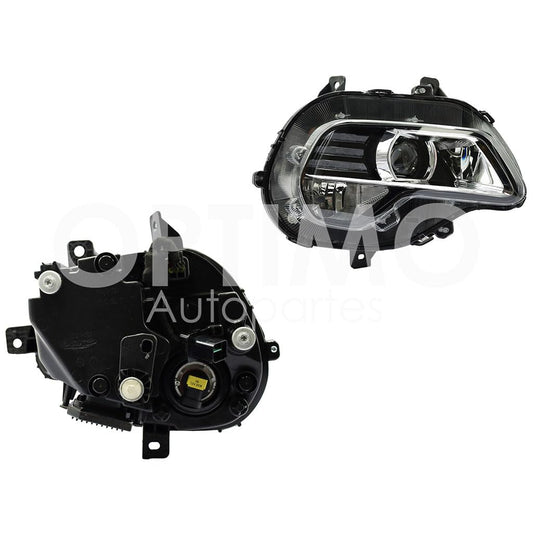Faro Derecho Compatible con GROOVE 2022 2023 2024 F/CROMADO C/LED C/LUPA (VERSION PREMIER)