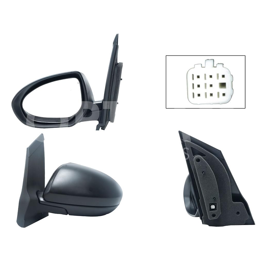 MAZDA MAZDA 2 2012 2013 2014 2015 ESPEJO IZQ ELECT NEGRO P/PINTAR (3PINES)