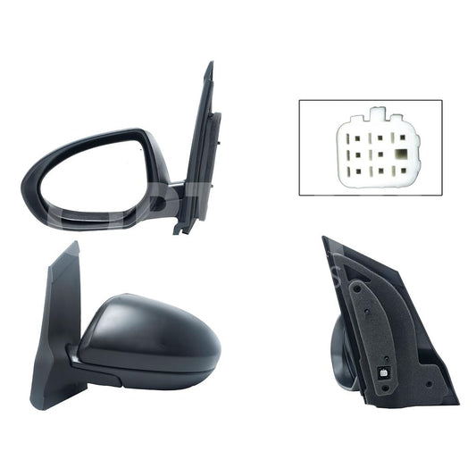 MAZDA MAZDA 2 2012 2013 2014 2015 ESPEJO IZQ ELECT NEGRO P/PINTAR (3PINES)