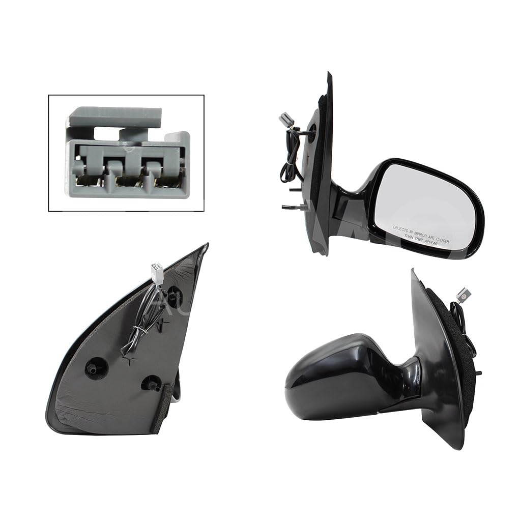 FORD WINDSTAR 1999 2000 2001 2002 2003 ESPEJO DER ELECT NEGRO P/PINTAR (3PINES)